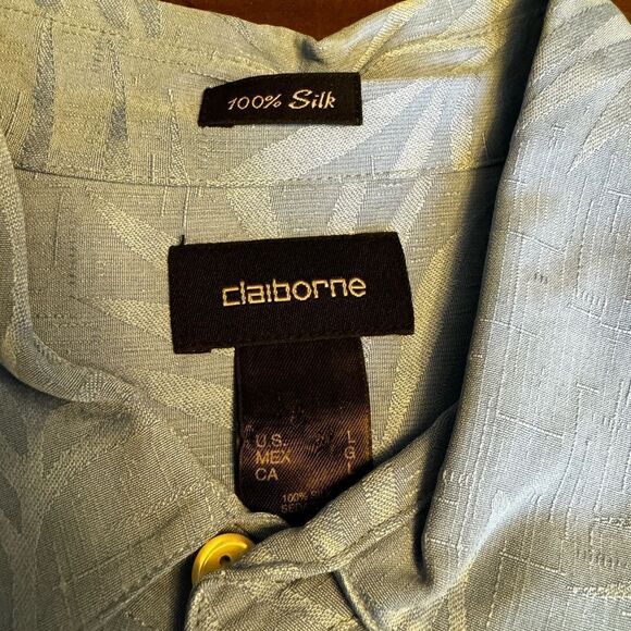 Claiborne Light Blue Men's Shirt - Picture 3 of 4